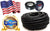 Absolute SLT14 25' + Electrical Tape 25 feet 1/4" split loom wire tubing hose cover auto home marine + electrical tape