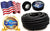 American Terminal  ASLT14 50' + Electrical Tape 50 feet 1/4" split loom wire tubing hose cover auto home marine + electrical tape