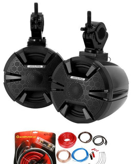 Alpine SPV-65-SXS 6.5” Wakeboard Tower Rollbar Rollcage Speaker Pods & KIT0 AMP Kit