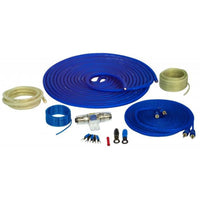 Stinger SS1200XS 1200W Amp Kit w/ Blue Twisted RCA & Satin Acc Fuse Holder w/ 150A Fuse