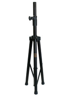 MR DJ SS350B Universal Black Heavy Duty Folding Tripod PRO PA DJ Home On Stage Speaker Stand Mount Holder