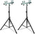 2 MR DJ Universal Pro Lighting 7' Tripod Light Stand & Square Truss T-Bar Adapter