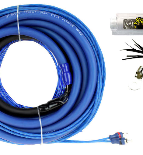 Stinger SSK0 Amplifier 1/0 Ga Wiring Kit