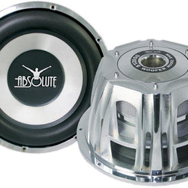 Absolute ST-1500 2000W 10" Dual 4-Ohm Car Subwoofer + 8 Gauge Amp Kit