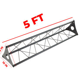 MR DJ LSBT5-10 5FT X 10" Triangle Bolted Truss Extension Heavy Duty DJ Lighting Truss Segment