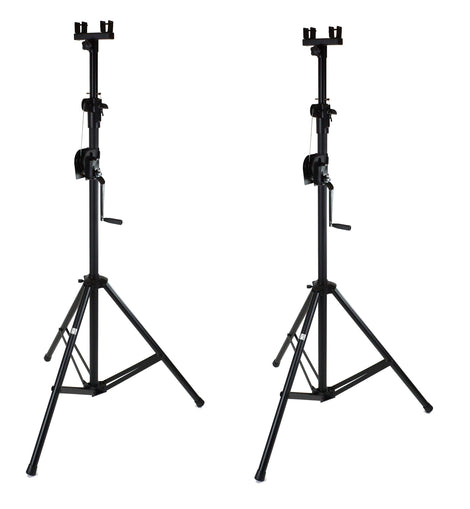 MR DJ ST150-2 2 X 10Ft Light Stand Stage Lighting Truss Hand Crank Up + 6