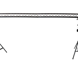 MR DJ ST150-2-10-2 DJ Lighting Truss Stand Dual Crank-Up Stand & 10FT X 10" Triangle Truss (Copy)
