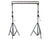 MR DJ ST150-2-6-1 DJ Lighting Truss Stand Dual Crank-Up Stand & 5FT X 6" Triangle Truss