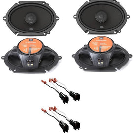 JBL STADIUM862F 4 300W Max 6"x8" Front & Rear Car Speakers Kit