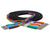 Hosa STP-803 4-channel 1/4" TRS to 1/4" TS Insert Snake 9.9 foot