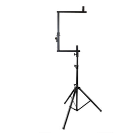 MR DJ STSPLI-SS350 Adjustable T-Bar Stage Lighting Extension with Speaker Stand