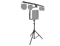 MR DJ STSPLI-SS350 Adjustable T-Bar Stage Lighting Extension with Speaker Stand
