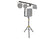 MR DJ STSPLI-SS350Y Adjustable T-Bar Stage Lighting Extension with Speaker Stand