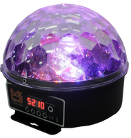 MR DJ PARTYDOME LED Crystal Magic Ball DJ Strobe Light 6 LED 6 Colors Sound Activated DMX512