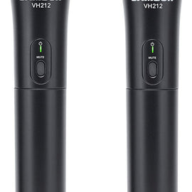 SAMSON Stage 212 Dual VHF Handheld Wireless Microphone System with (2) Q6 Mics