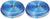 2 AT TSWT18B50 18 Gauge Premium Speaker Wire 50ft Clear Blue/White