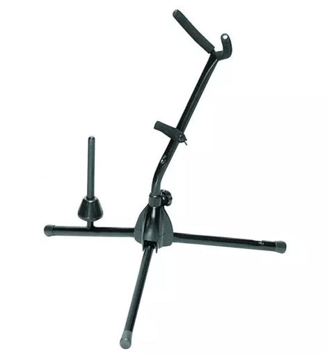 On-Stage SXS7101B Alto/Tenor Saxophone Stand with Flute Peg