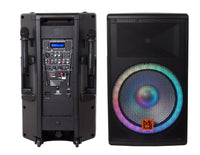MR DJ SYNERGY15BAT 15" 3500W Power DJ Bluetooth Speaker Battery/Amplifier/SD/USB/FM