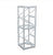 Galaxy Stage GS-2005 5' Long 20.5" Box Truss with Bolts Professional 6061-T6 Aluminum GS20 Series Truss