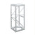 Galaxy Stage GS-2004 4' Long 20.5" Box Truss with Bolts Professional 6061-T6 Aluminum GS20 Series Truss