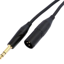 Yorkville PC-15XPMSS1 Studio One Balanced XLR-M to 1/4 TRS-M Cable - 15 Feet