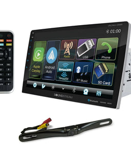 Soundstream VRCPAA-106 10.6” Double-DIN CD/DVD CarPlay Android & Absolute Camera