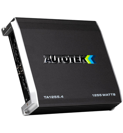 Autotek TA-1255.4 1200W TA Series 4-Channel Aftermarket High-Performance Amplifiers