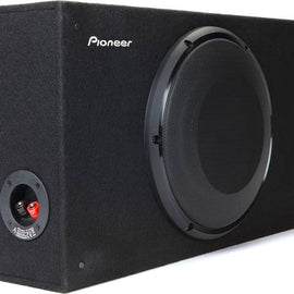 Pioneer TS-A2500LB 300W RMS A-Series 10" Shallow-Mount Loaded Sealed Truck Style Enclosure (Perfect for Behind and Underneath the Seat)