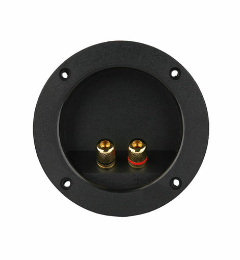 Install Bay TCRBG Terminal Cup 3 inch Round Binding Post Gold - Each