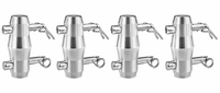 4 Pack Double Ended Conical Coupler Stage Truss Fittings fit Pipe 50mm