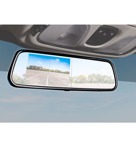 iBeam TE-RM45 Rearview Mirror With 4.5” Color LCD Screen