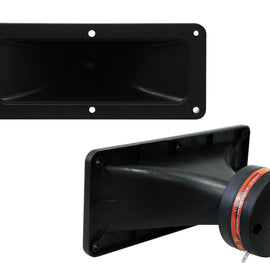 MR DJ TE-120 2"x5" 300W PRO Audio PA/DJ Wide Screw-ON Type PIEZO Compression Horn Tweeter
