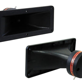 MR DJ TE100 3"x6" 300W PRO Audio PA/DJ Wide Screw-ON Type PIEZO Compression Horn Tweeter