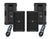 Mackie Pair Thump210XT 1400W 10" Bluetooth Powered Speaker & 2 XLR Cables