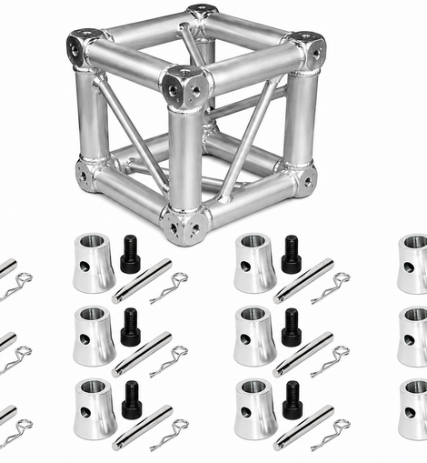 MR DJ DTJB3W Universal Corner Junction Block Box 1Way-6Way with 12 Half Conical Couplers for 3 Way Installation