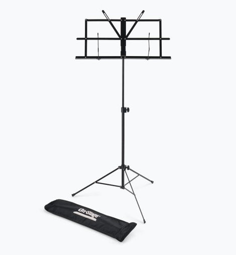 On-Stage SM7033BB Sheet Music Stand with Removable Square Bookplate