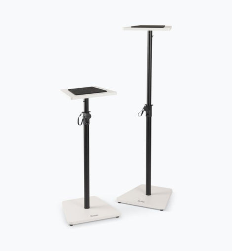 On-Stage SMS7500W Wood Studio Monitor Stands (White, Pair)