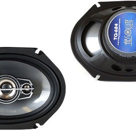2 Pair TQ-684 Front & Rear Door 6"x8" Speakers for 1999-2014 Ford F-150 Pickup