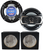 Absolute TQ-654 6.5" 400W 4-Way Coaxial Car Speakers + 6X9" Enclosure Empty Box