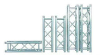 MR DJ DTSQ492 4.92' x 12" Universal Straight Square Tubing Box Aluminum Lighting Trussing Segment for Pro Lighting