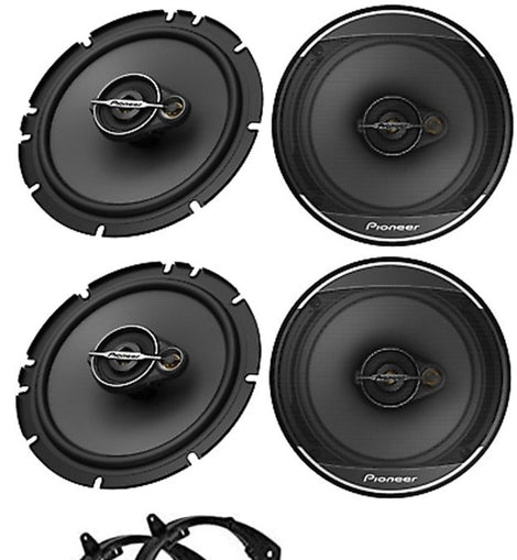 2 Pairs Pioneer TS-A1670F 6.5