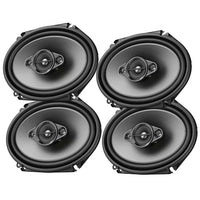 2 Pair Pioneer TS-A682F 350W 6x8" Front & Rear Car Speakers