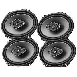 2 Pair Pioneer TS-A682F 350W 6x8" Front & Rear Car Speakers