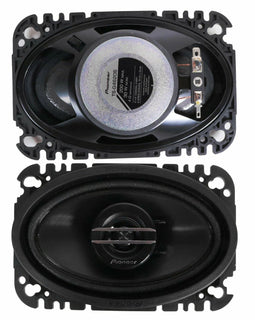 Pioneer TS-G4620S 400W Max (60W RMS) 4" x 6" G-Series 2-Way Coaxial Car Speakers