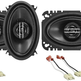 4 Pioneer 200 Watt 2way 4"x6" coaxial Speaker Fit 1988-1994 GM C/K 1500, 2500