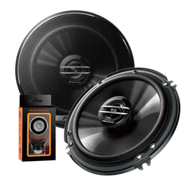 Pioneer TS-G1620F 600W Max (80W RMS) 6.5" G-Series 2-Way Coaxial Car Speakers + Absolute Magnet Phone Holder