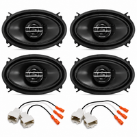 2 Pioneer TSG4620S 200W 2way 4"x6" Speaker Fit 1988-1994 GM C/K 1500 2500 Package