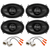 2 Pioneer TSG4620S 200W 2way 4"x6" Speaker Fit 1988-1994 GM C/K 1500 2500 Package