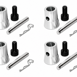 MR DJ DTTHCC14-4KIT 4 Pack Universal Half Conical Connector Pack for Truss Junction Boxes