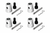 MR DJ DTTHCC14-4KIT 4 Pack Universal Half Conical Connector Pack for Truss Junction Boxes